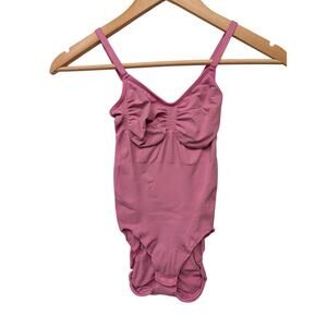 Skims Seamless Sculpt Brief Bodysuit  Pink Stretchy Shapewear‎